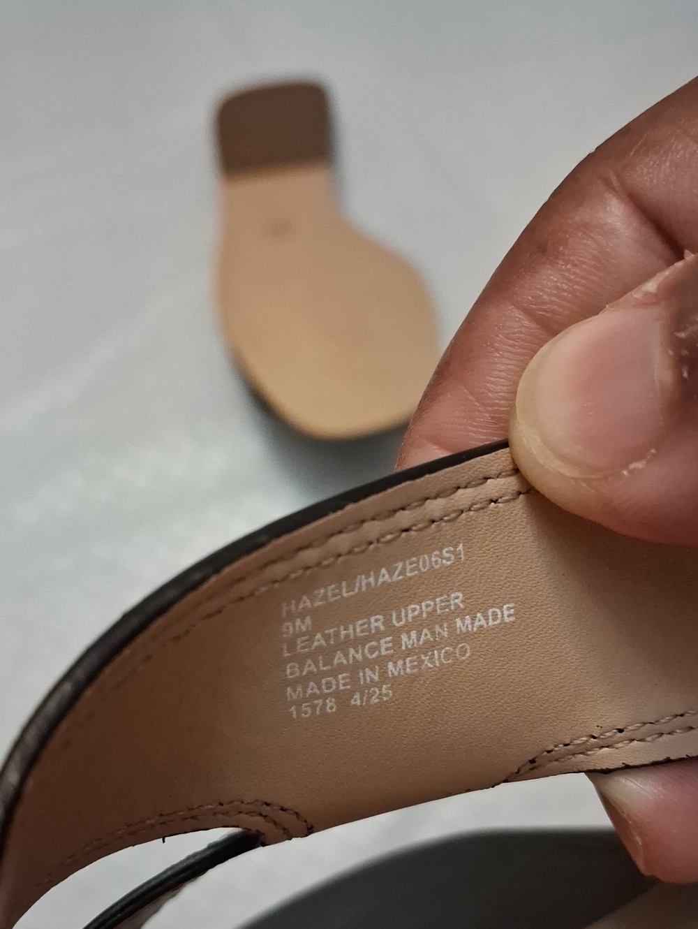 Steve Madden Hazel Size 9 Women's Black Leather Upper Double-Strap Slide/sandals - Picture 17 of 17